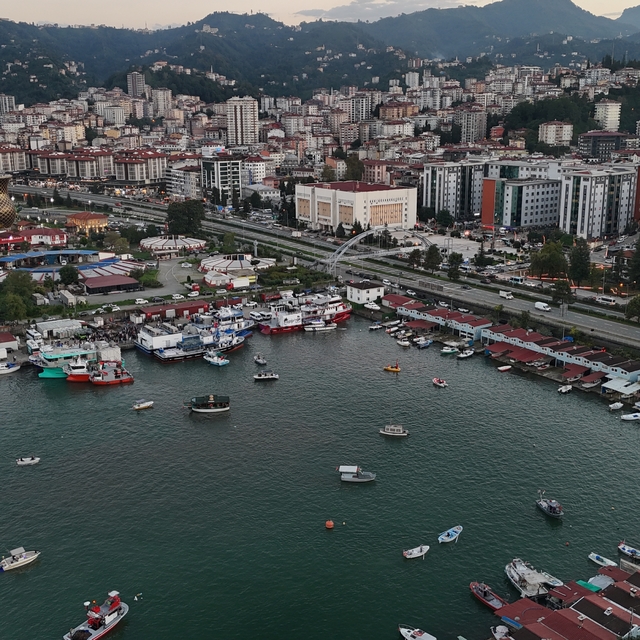 Doğu Karadeniz'de Sumud filosuna destek
