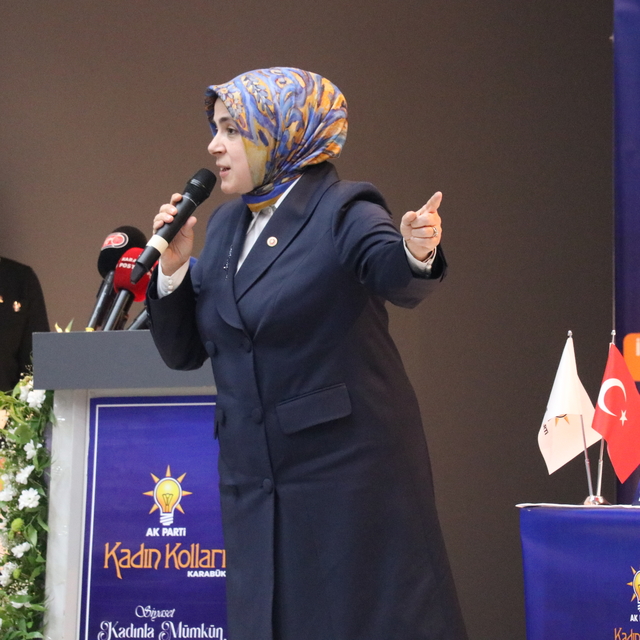 AK Parti Genel Merkez Kadın Kolları Başkanı Ercan, Karabük'te konuştu: