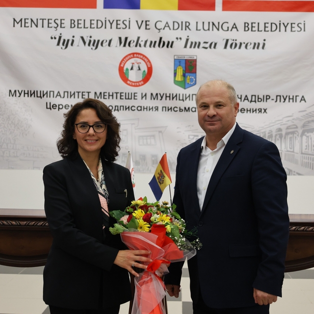 Muğla'da, Menteşe ve Çadır Lunga belediyeleri arasında iyi niyet mektubu im...