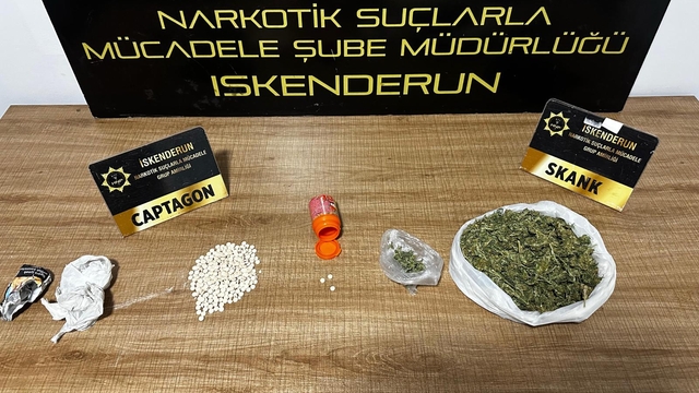 Hatay'da uyuşturucu operasyonunda 3 şüpheli tutuklandı