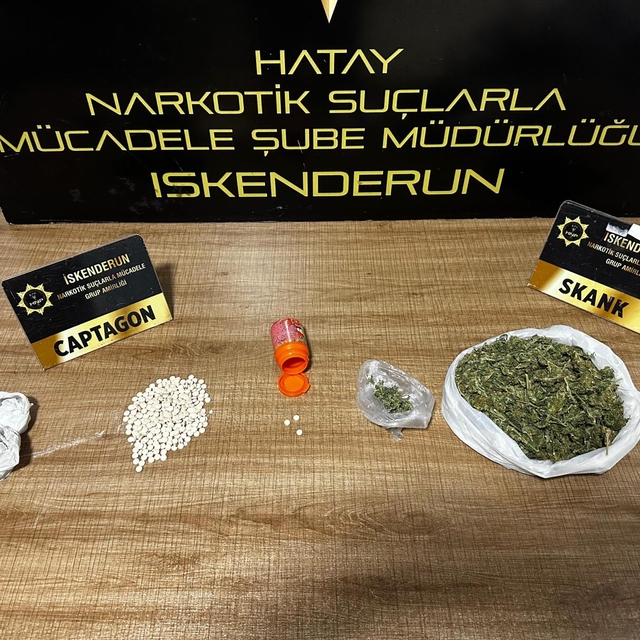 Hatay'da uyuşturucu operasyonunda 3 şüpheli tutuklandı