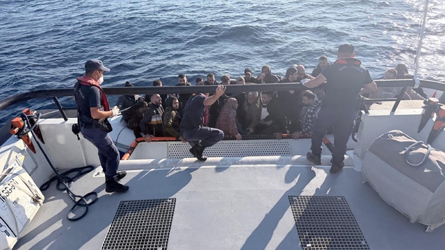 Bodrum'da 35 kaçak göçmen yakalandı