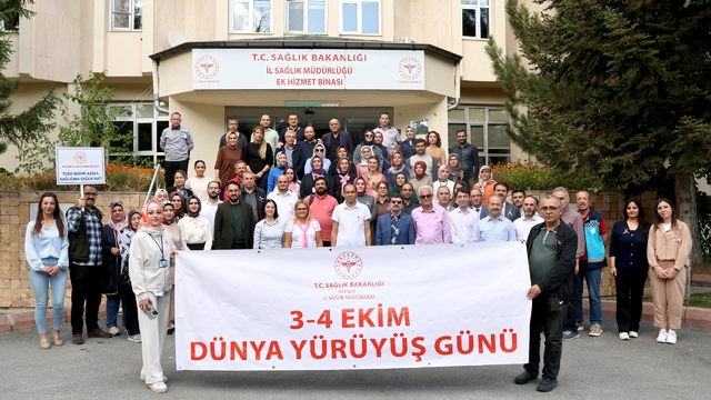 Kayseri'de sağlıklı yaşam yürüyüşü düzenlendi
