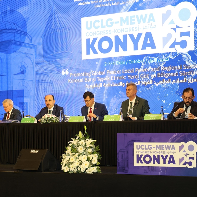 El-Halil Belediye Başkanı Sinine UCLG-MEWA başkanı seçildi