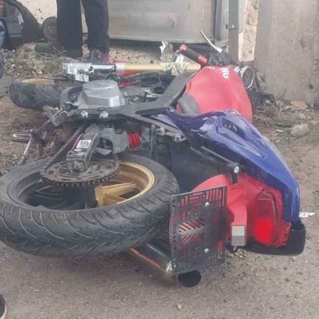 Beyşehir'de otomobille çarpışan motosiklet sürücüsü yaralandı