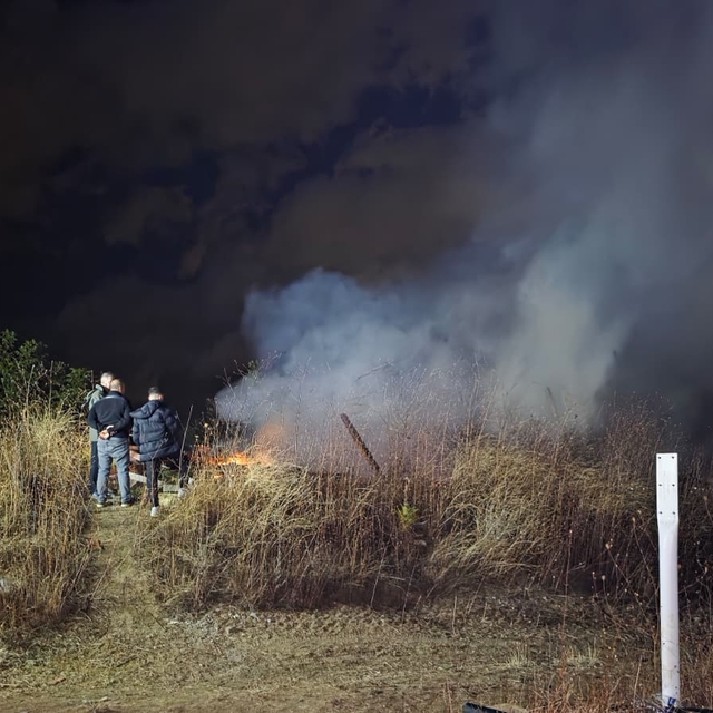 İnegöl'de yanan baraka kullanılmaz hale geldi