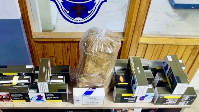 Bilecik'te gümrük kaçağı makaron ele geçirildi