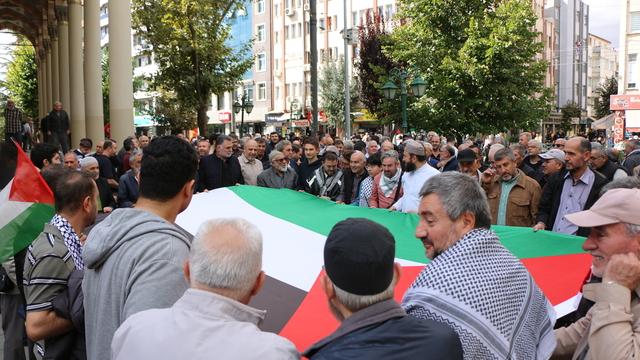 Eskişehir'de Filistin'e destek yürüyüşü düzenlendi