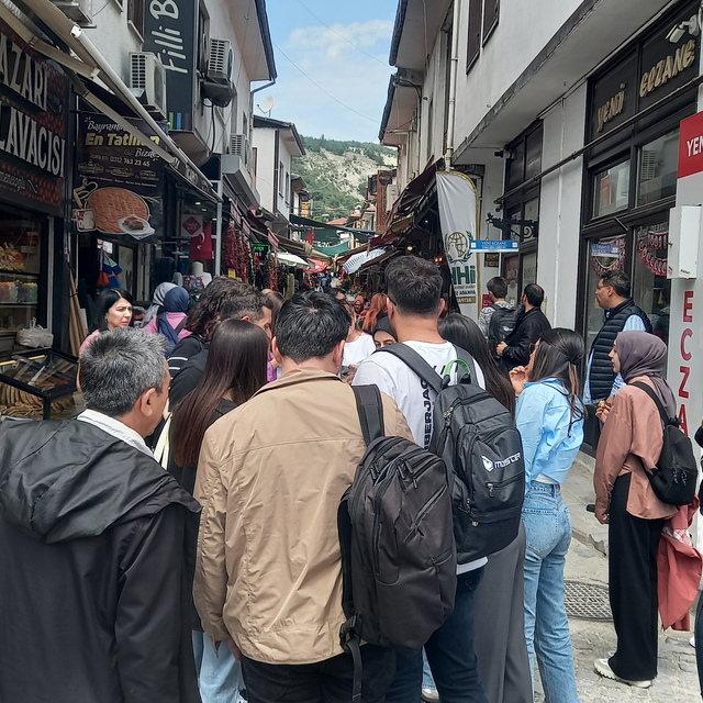 Beypazarı'nda hafta sonu yerli turist yoğunluğu yaşandı