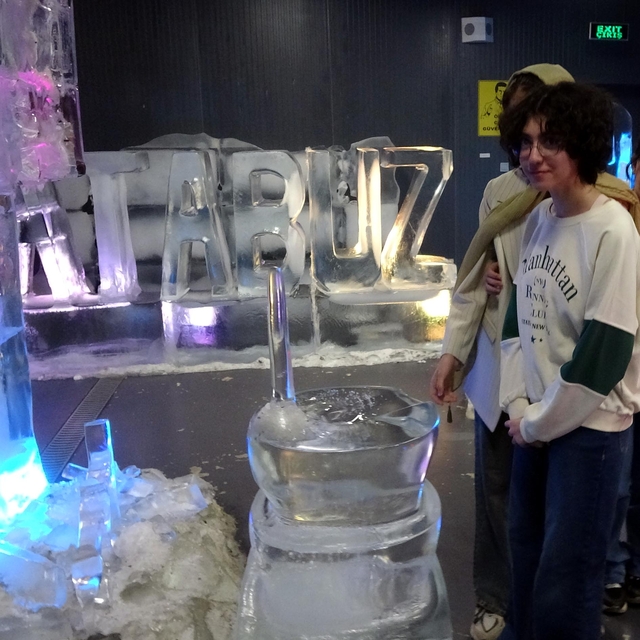 Dev buz kalıplarına işlenen Erzurum kültürü, Ata Buz Müzesi'nde sergileniyo...