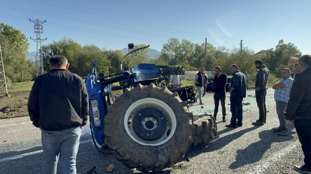 Bartın'da zincirleme kaza: 4 yaralı