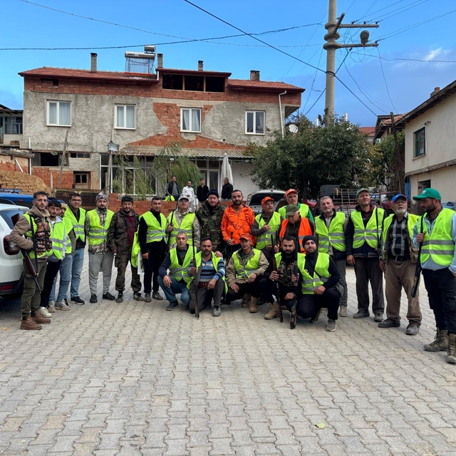 Hüyük'te yaban domuzlarına karşı sürek avı düzenlendi
