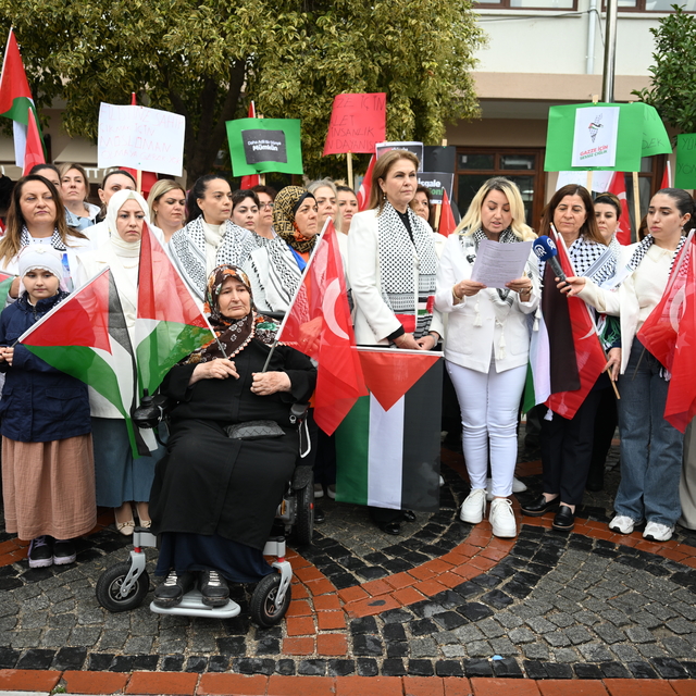Trakya'da "Gazze İçin Sessiz Çığlık" etkinliği düzenlendi