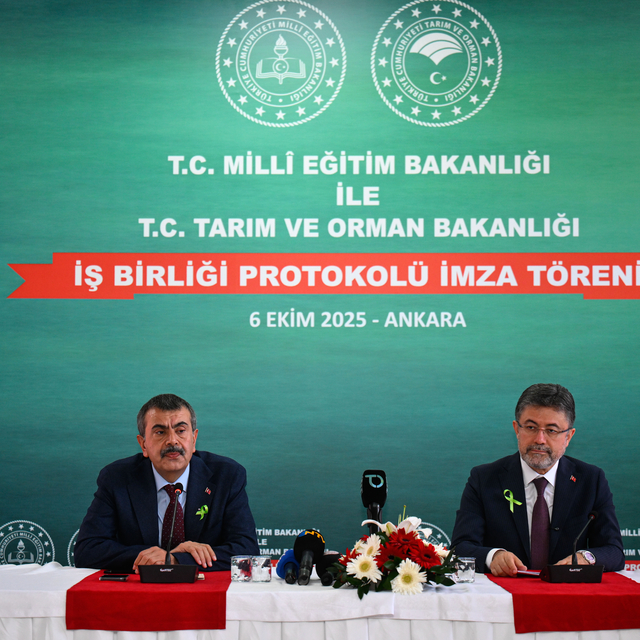 Milli Eğitim ile Tarım ve Orman bakanlıkları arasında "çatı protokolü" imza...