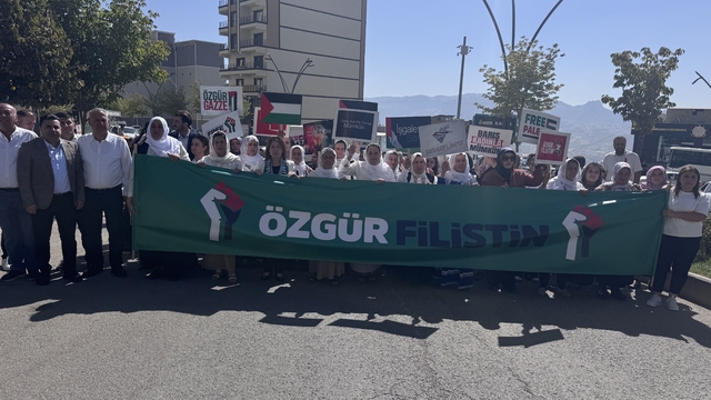 Diyarbakır ve çevre illerde "Gazze İçin Sessiz Çığlık" etkinliği yapıldı