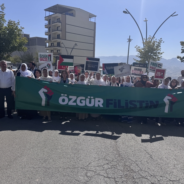 Diyarbakır ve çevre illerde "Gazze İçin Sessiz Çığlık" etkinliği yapıldı