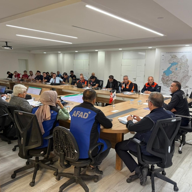 Van'da masa başı tatbikatı yapıldı