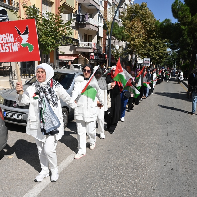 Antalya ve çevre illerde "Gazze İçin Sessiz Çığlık" etkinliği düzenlendi