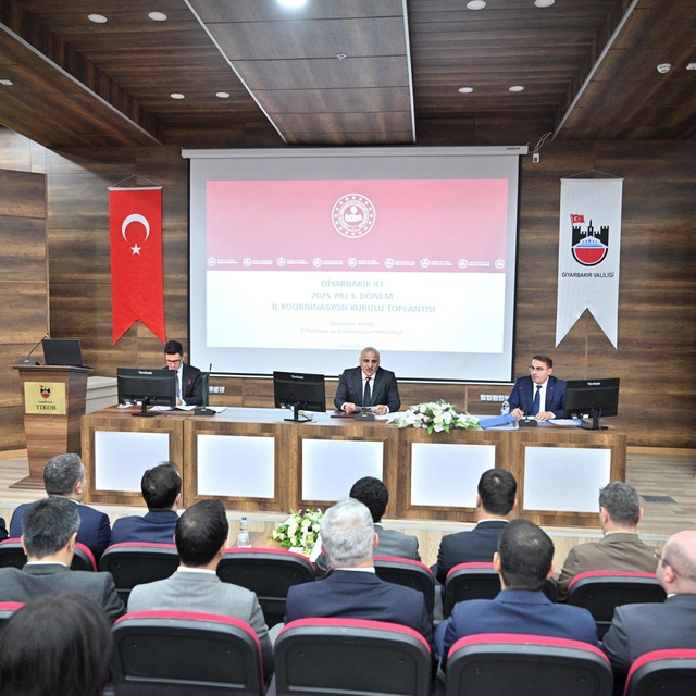 Diyarbakır'da "İl Koordinasyon Kurulu Toplantısı" düzenlendi