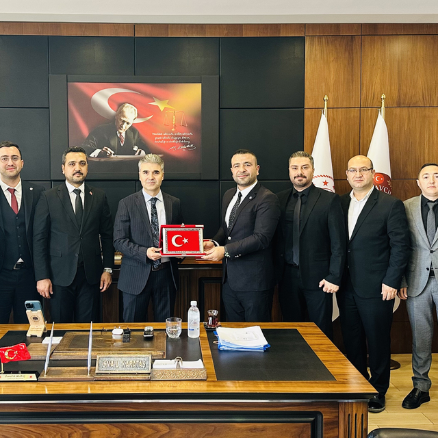 Gaziantep Cumhuriyet Başsavcısı Karataş, Büro Memur-Sen yöneticilerini kabu...