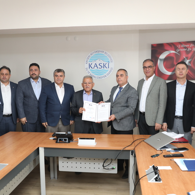 KASKİ "Enerji Yönetim Sistemi Sertifikası" almaya hak kazandı
