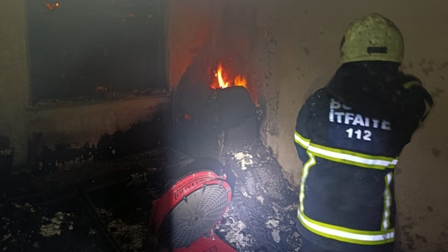 Burdur'da evde çıkan yangın söndürüldü
