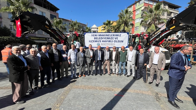 Salıpazarı Belediyesine 2 yeni iş makinesi alındı