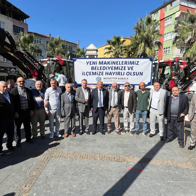 Salıpazarı Belediyesine 2 yeni iş makinesi alındı