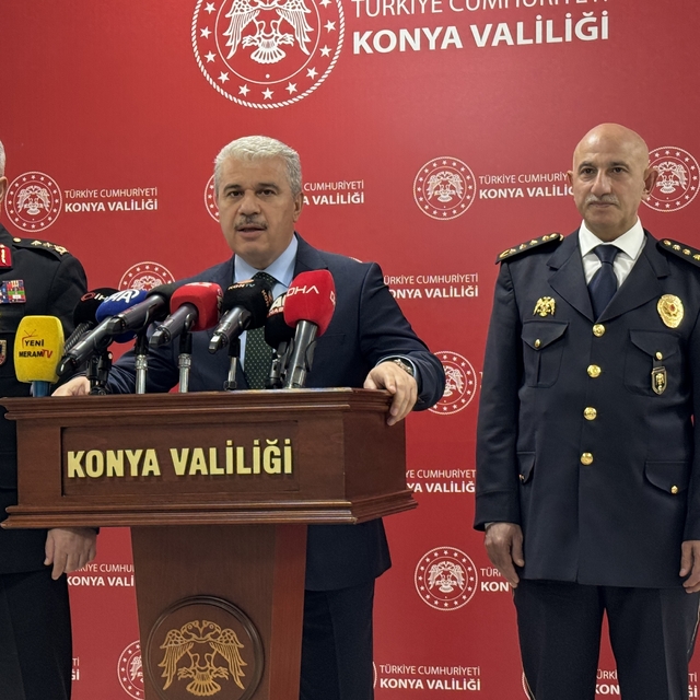 Konya'da "Genişletilmiş Asayiş ve Güvenlik Toplantısı" yapıldı