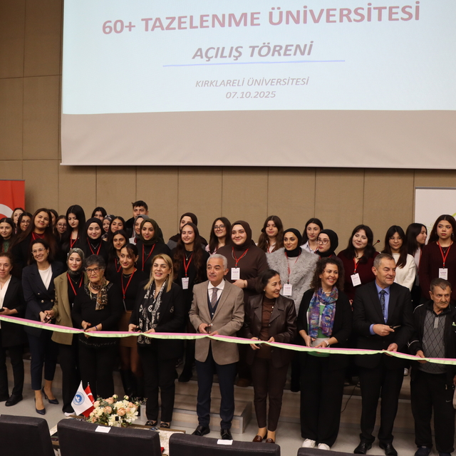 KLÜ'de "60+ Tazelenme Üniversitesi"nin akademik yılı açılışı yapıldı