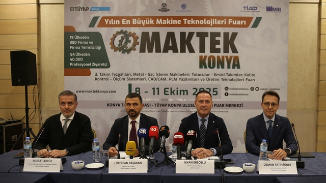 2025 MAKTEK Konya Fuarı yarın başlıyor