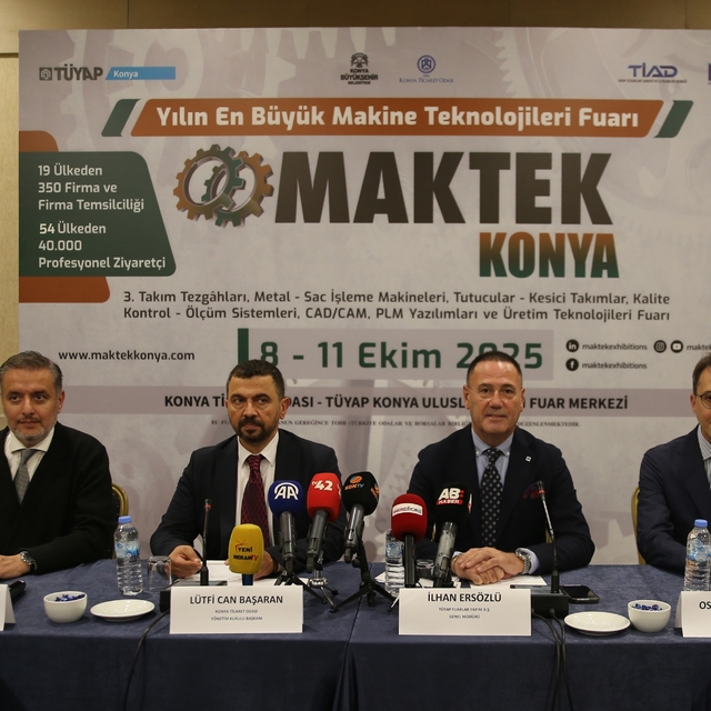 2025 MAKTEK Konya Fuarı yarın başlıyor