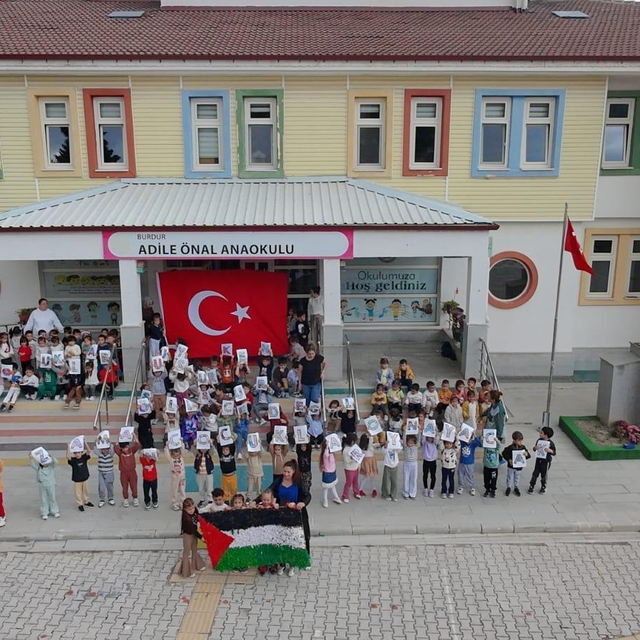 Burdur'da okullarda Filistin Farkındalık Etkinlikleri düzenlendi