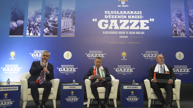 AK Parti Genel Başkan Yardımcısı Yalçın, "Gazze, Uluslararası Hukuk ve İnsan Hakları" panelinde konuştu: