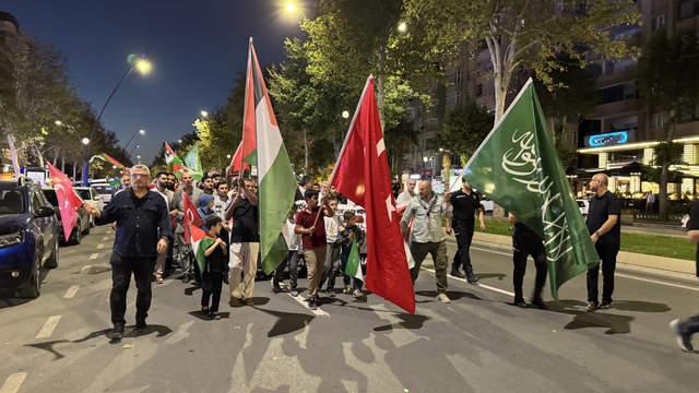 Kahramanmaraş'ta İsrail'in Gazze'ye saldırıları protesto edildi