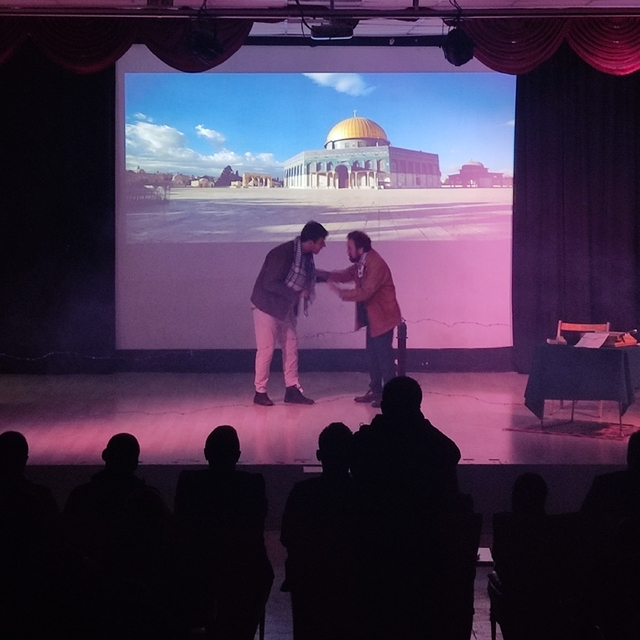 Yalova'da "Islık Çalmak İstiyorum-Bir Filistin Hikayesi" adlı oyun sahnelen...