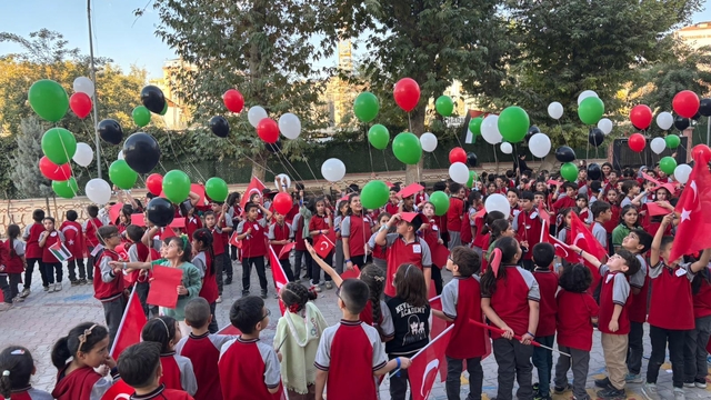 Malatya'da öğrencilerden Filistin'e destek