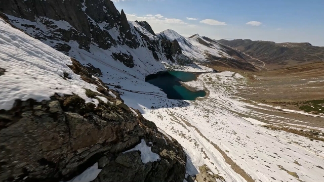 Kaçkar'ın kalpli gölünde aksiyon dolu uçuş