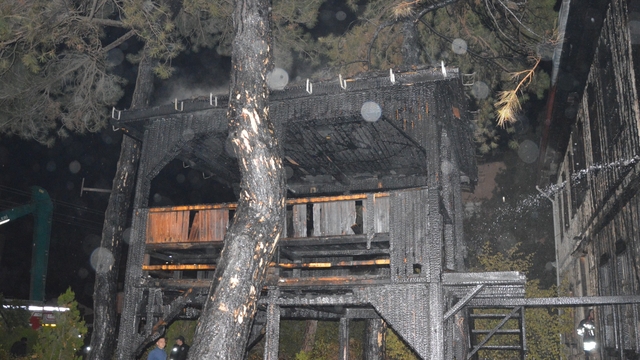 Atatürk'ün Samsun'da kaldığı konakta çıkan yangın söndürüldü