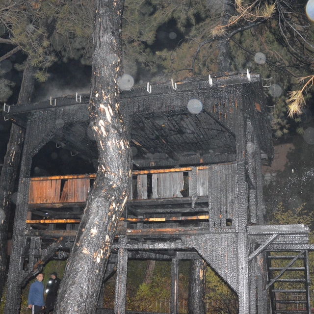 Atatürk'ün Samsun'da kaldığı konakta çıkan yangın söndürüldü