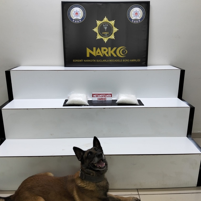 Balıkesir'de 2 kilogram uyuşturucu ele geçirildi