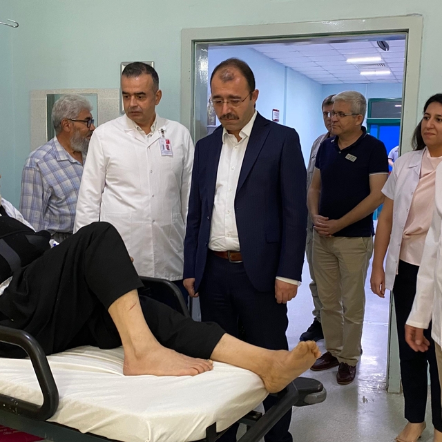 Kaymakam Erdinç Dolu'dan Kadirli Devlet Hastanesi'ne ziyaret