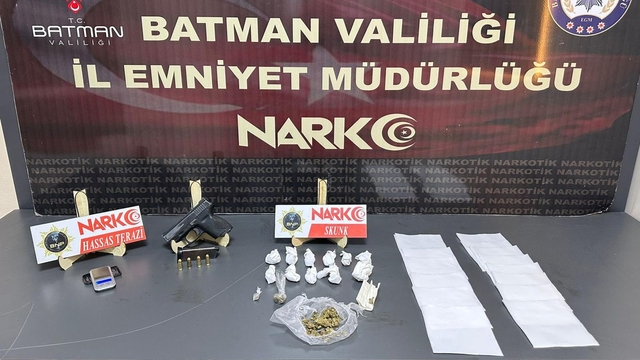 Batman'da uyuşturucu operasyonunda 2 şüpheli tutuklandı