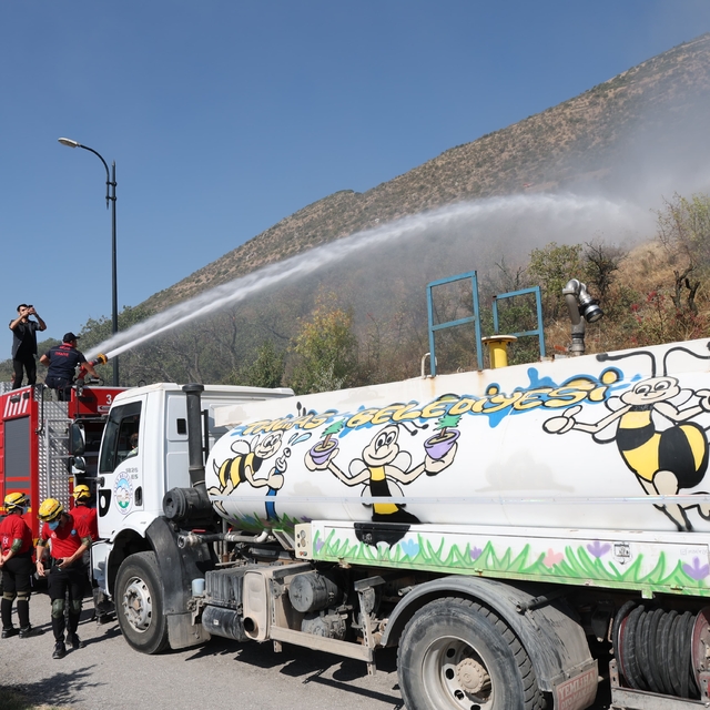 Talas Belediyesinin "Alev Kalkanı-Ali Dağı Koruma Projesi" hayata geçiriliy...