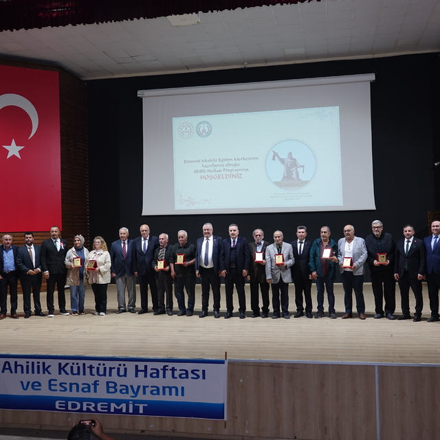 Edremit'te 38. Ahilik Haftası kutlandı