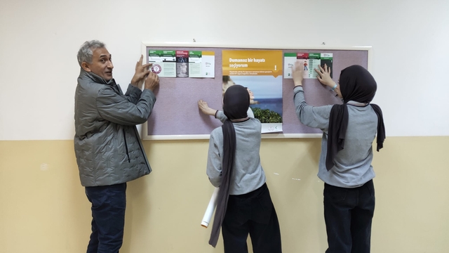 Yeşilay'dan Asarcık'ta tütün bağımlılığı farkındalık etkinliği düzenlendi