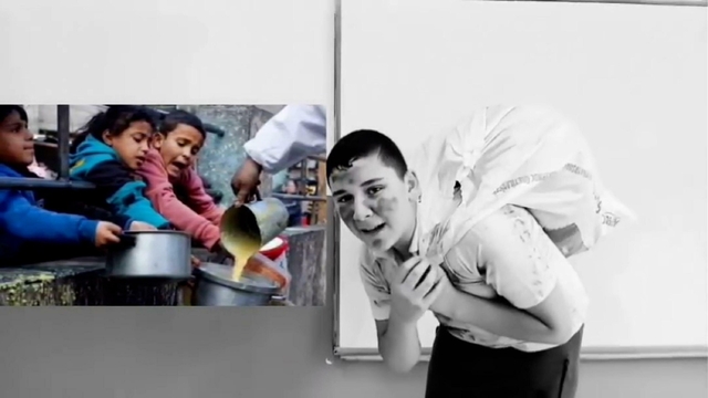 Ortaokul öğrencilerden Gazze'ye destek klibi