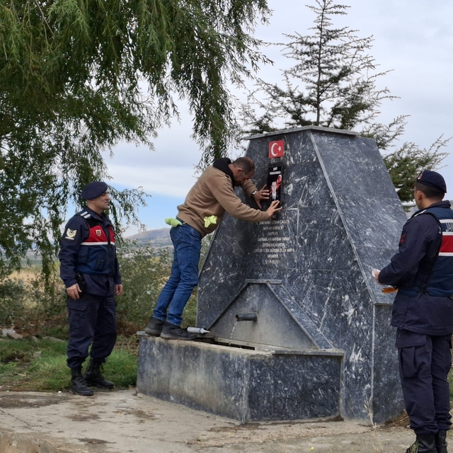 Eskişehir'de şehidin anısına yapılan çeşme Valilik tarafından yenilendi