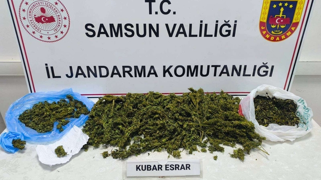 Samsun'da uyuşturucu operasyonunda 1 kişi gözaltına alındı