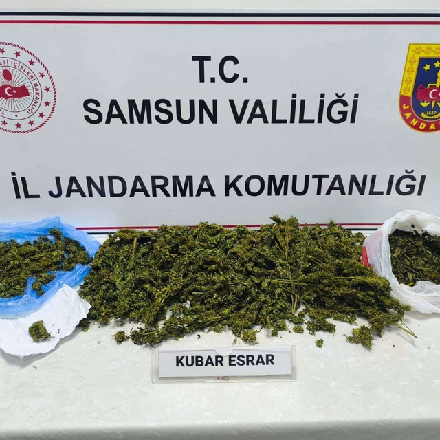 Samsun'da uyuşturucu operasyonunda 1 kişi gözaltına alındı